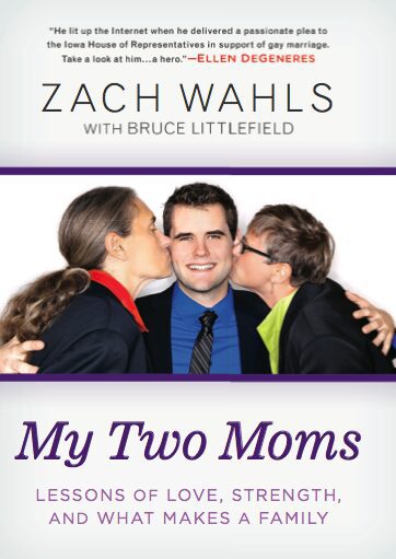 Family portrait on book cover