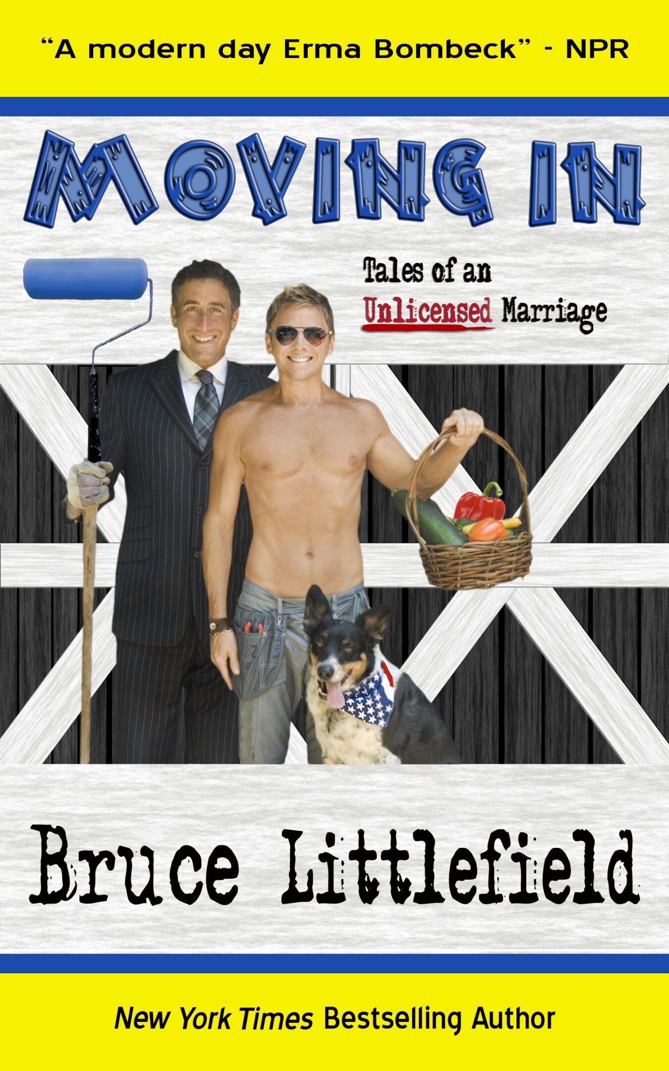 Book cover of 'Moving In' by Bruce Littlefield.