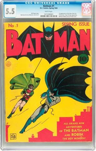 Vintage Batman comic cover