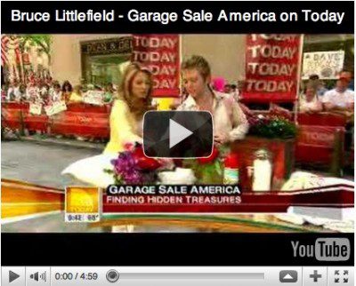 Garage sale segment on morning show