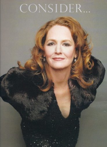 Glamorous portrait of a woman in black