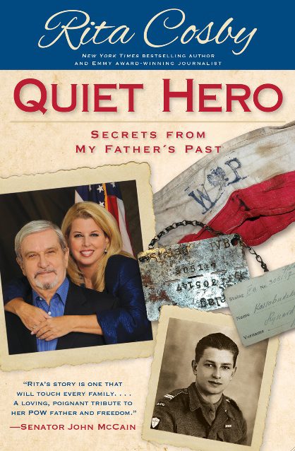 WWII memorabilia and family photos on cover