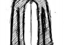 Cartoon character wearing bunny suit