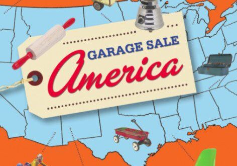 Vintage items on U.S. map