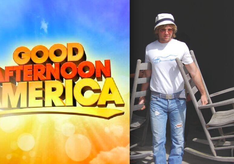 Sunny day with TV show logo