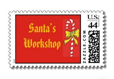 Santa's Workshop postage stamp