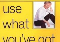 Yellow book cover featuring business lessons