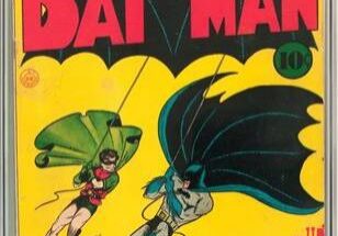 Vintage Batman comic cover