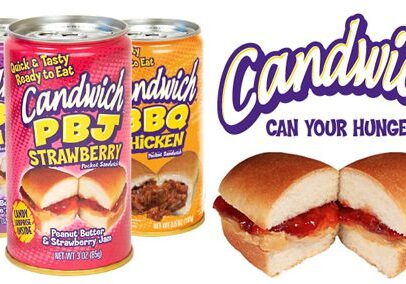 Canned sandwiches with various flavors