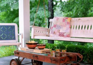 Vintage wagon coffee table