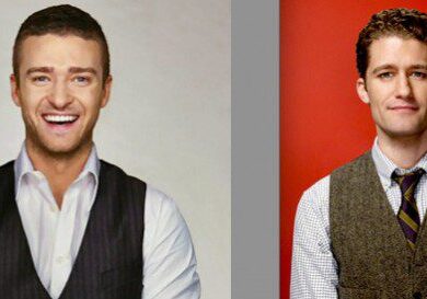 Smiling men in dress shirts and vests