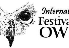 Owl drawing with festival text