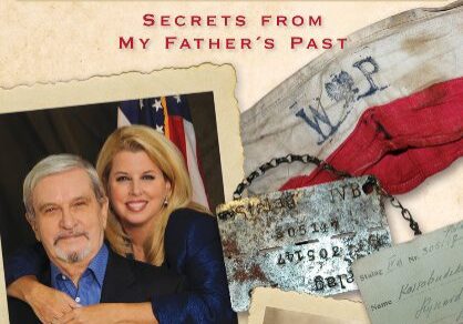 WWII memorabilia and family photos on cover