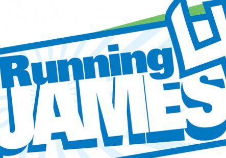 Running 4 James logo design