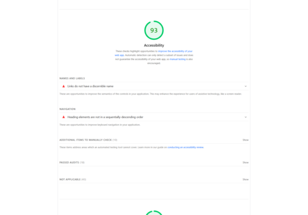 Product page with reviews and ratings