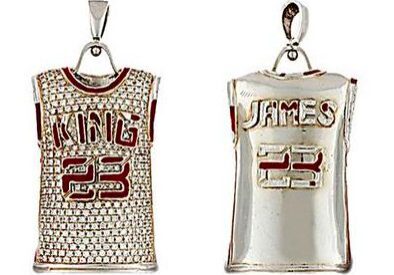 King James jersey-shaped pendants