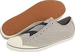 Pair of gray low-top sneakers